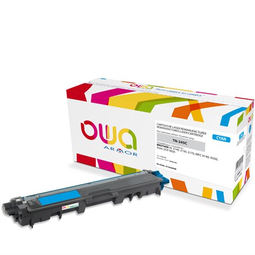 OWA Laser Cartridge remanufactured for BROTHER TN-245C - Cyan - 2200p HC