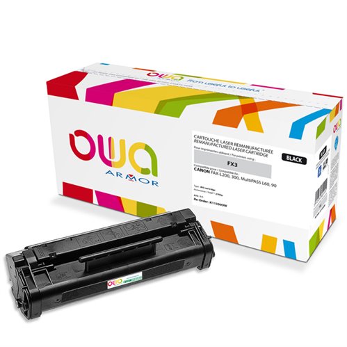 Remanufactured OWA Laser Cartridge for CANON 1557A020 - Black - 2700p