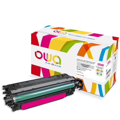 Remanufactured OWA Laser Cartridge for HP CE253A - Magenta - 7000p