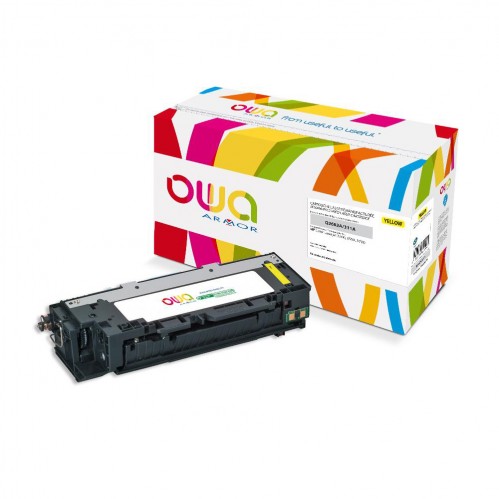 Remanufactured OWA laser cartridge compatible with HP Q2682A - Yellow - 6000p