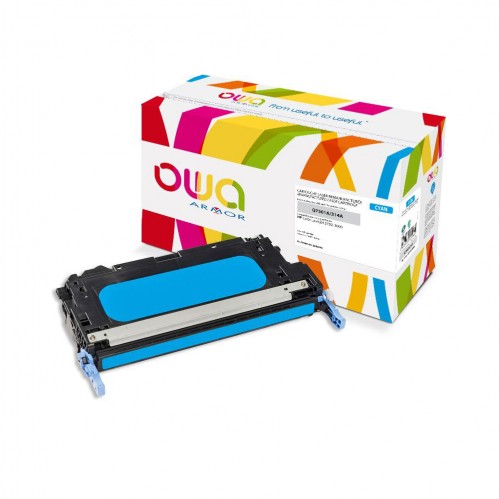 Remanufactured OWA laser cartridge compatible HP with Q7561A - Cyan - 3500p
