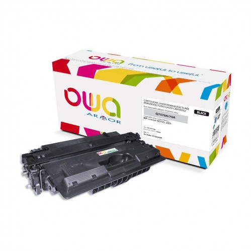 Cartouche Laser OWA remanufacturée compatible HP Q7570A - Noir - 15000p
