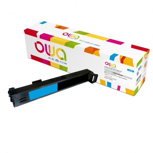 Remanufactured OWA laser cartridge compatible with HP CB381A - Cyan - 21000p