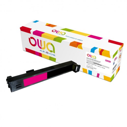Remanufactured OWA laser cartridge compatible with HP CB383A - Magenta - 21000p