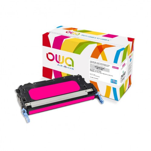 Remanufactured OWA laser cartridge compatible with HP Q7583A - Magenta - 8000p