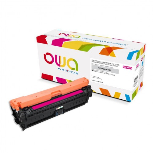 Remanufactured OWA laser cartridge compatible with HP CE273A - Magenta - 15000p