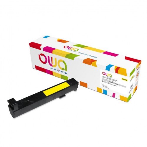 Remanufactured OWA laser cartridge compatible with HP CF312A - Yellow - 31500p