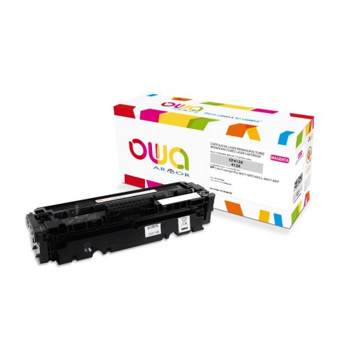Remanufactured OWA laser cartridge compatible with HP CF413X - Magenta - 5000p