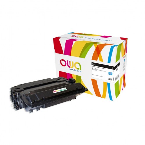 Remanufactured OWA laser cartridge compatible with HP CE255X - Black - 24000p