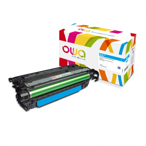 Remanufactured OWA laser cartridge compatible with HP CF451A - Cyan - 10500p