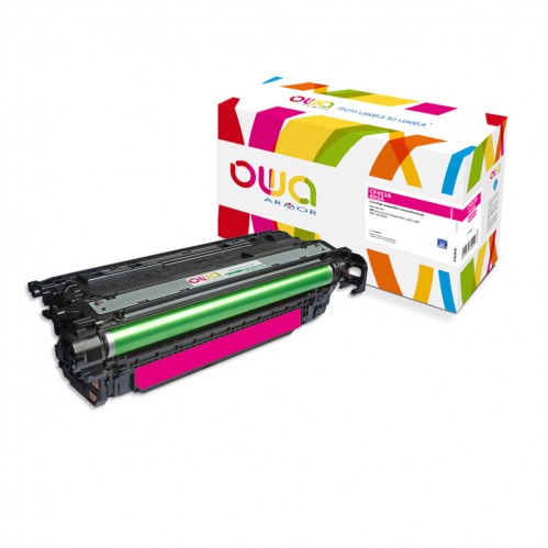 Remanufactured OWA laser cartridge compatible with HP CF453A - Magenta - 10500p