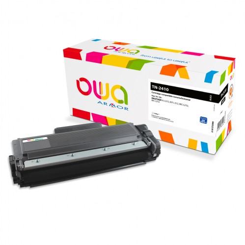 Remanufactured OWA laser cartridge compatible with BROTHER TN-2410 - Black - 1200p