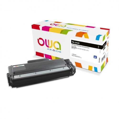 Remanufactured OWA laser cartridge compatible with BROTHER TN-2420 - Black - 3000p