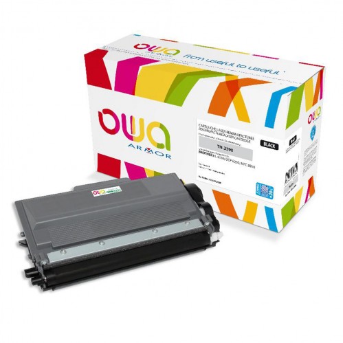 Remanufactured OWA laser cartridge compatible with BROTHER TN-3390 - Black - 16000p